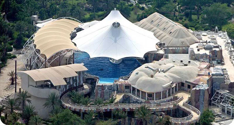 نمایی از پارک دلفین کیش