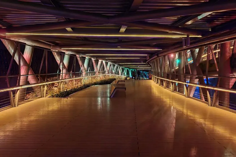 داخل پل طبیعت