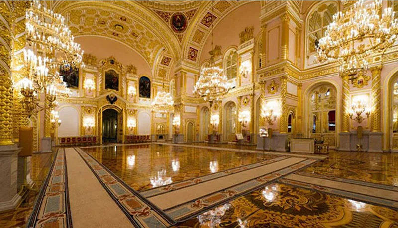 آیینه کاری طلایی کاخ شمس