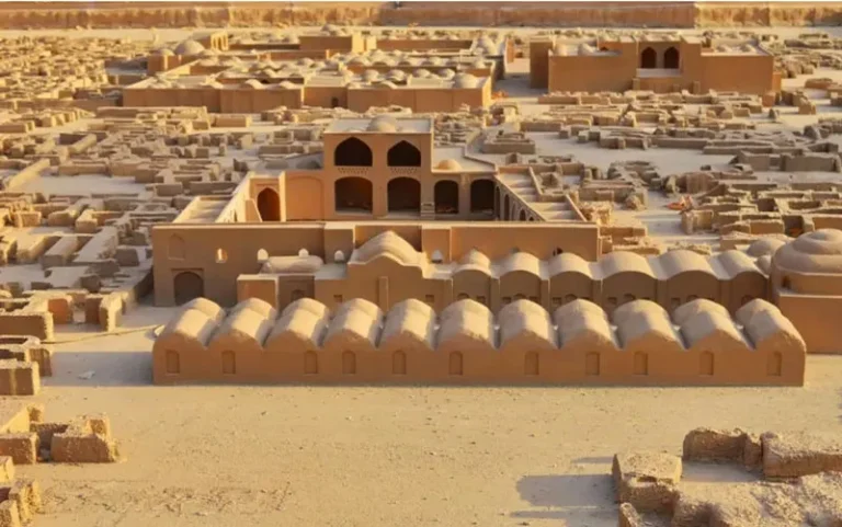 نمای دیگر از ارگ بم در ایران کوچک