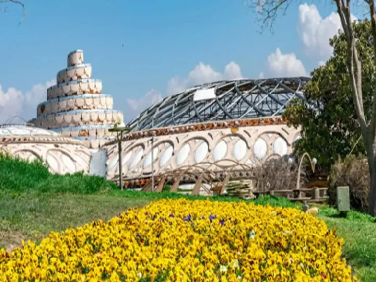 گل کاری حیاط کاخ شمس