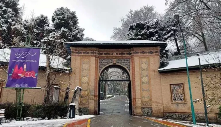 کاخ سعدآباد در زمستان