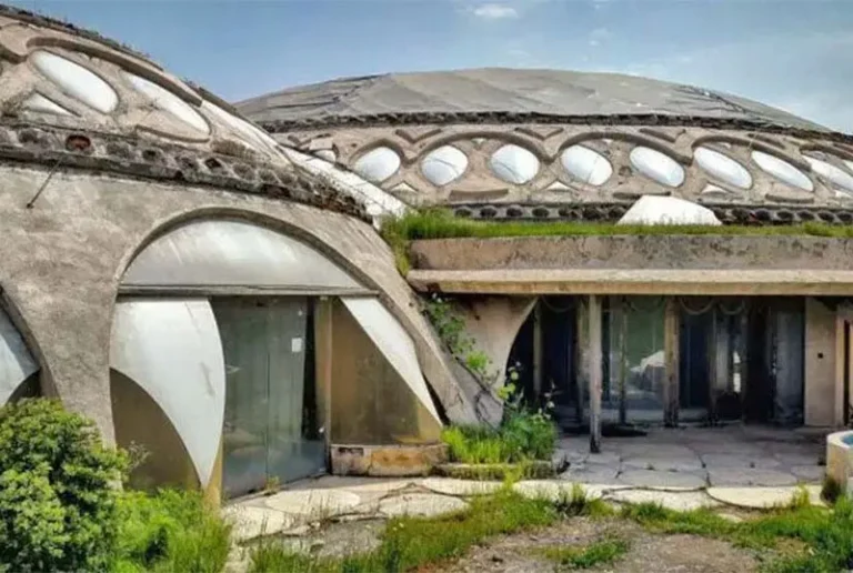 حیاط کاخ شمس کرج