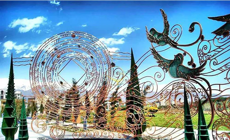سازه هنری در پارک آب و آتش