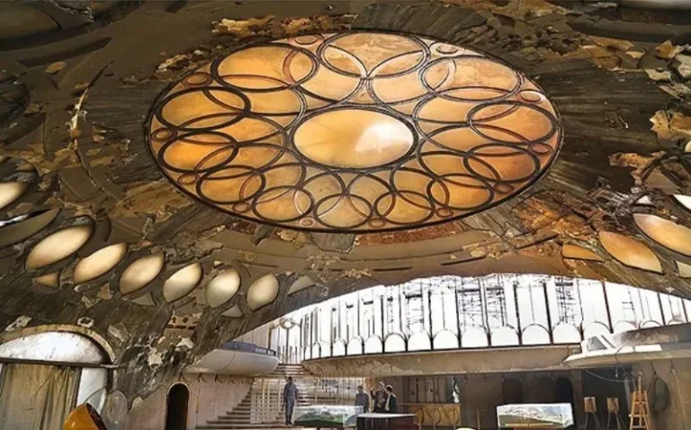 طرح سقف کاخ شمس