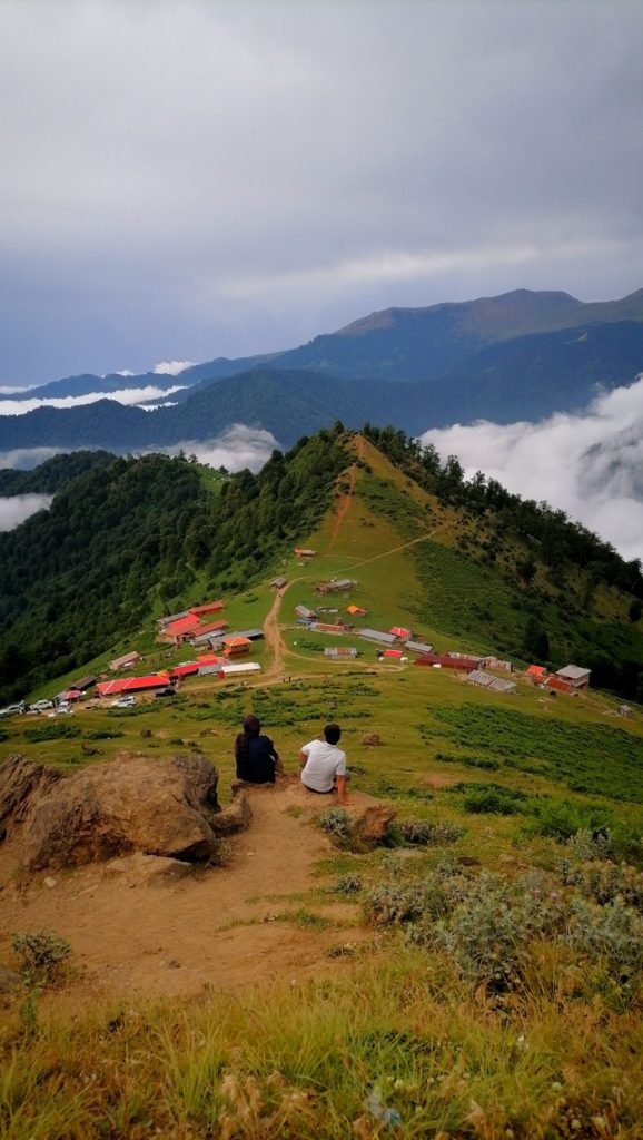 نمایی از بالای طبیعت