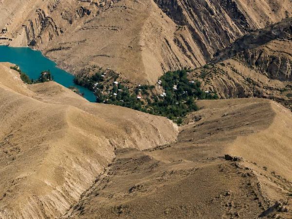 نمای بالای روستا
