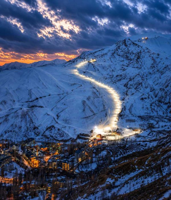 پیست زیبای نورانی