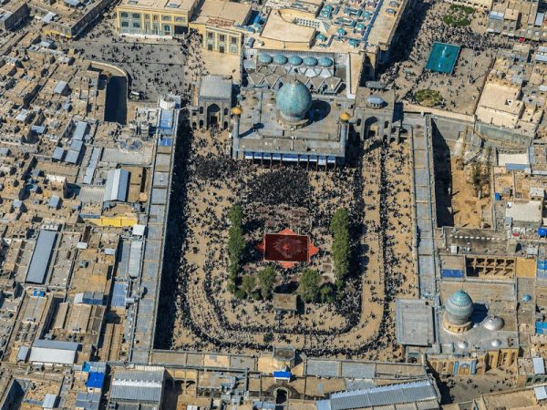 نمای حرم از بالا
