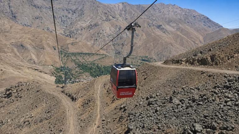 مسیر ایستگاه در تابستان