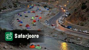 کمپینگ پل خواب در جاده چالوس