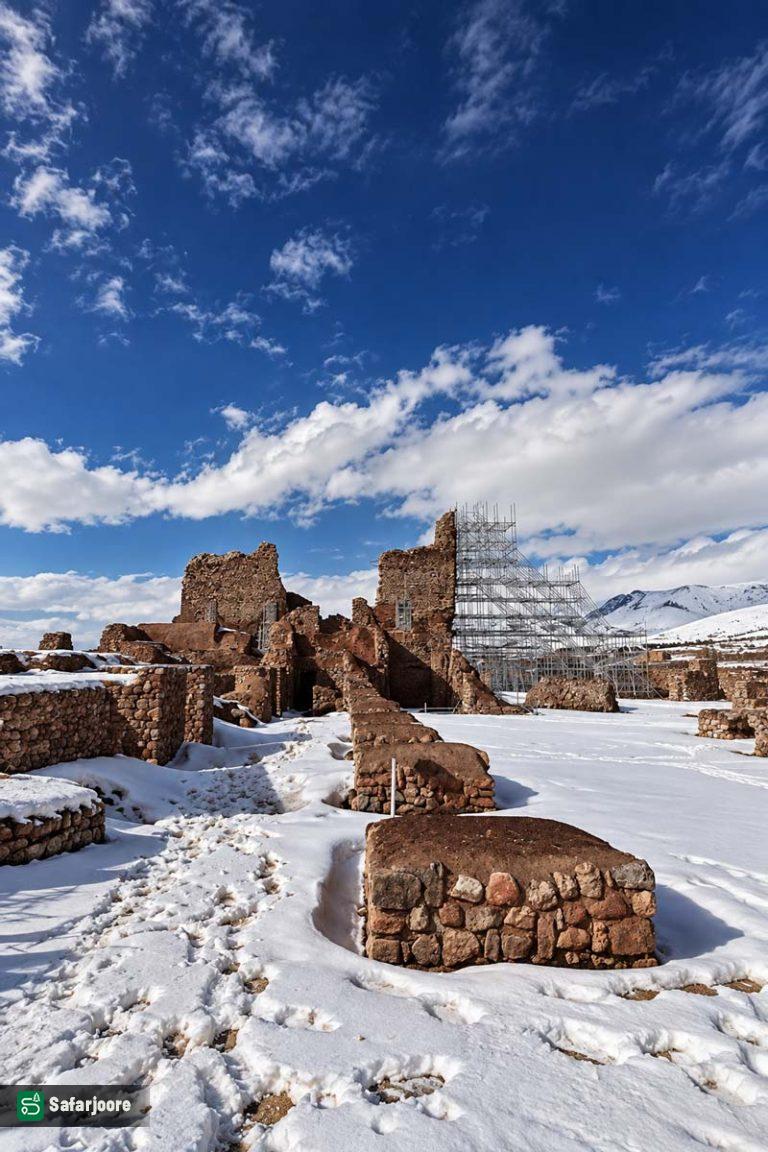 مسیر برفی معبد