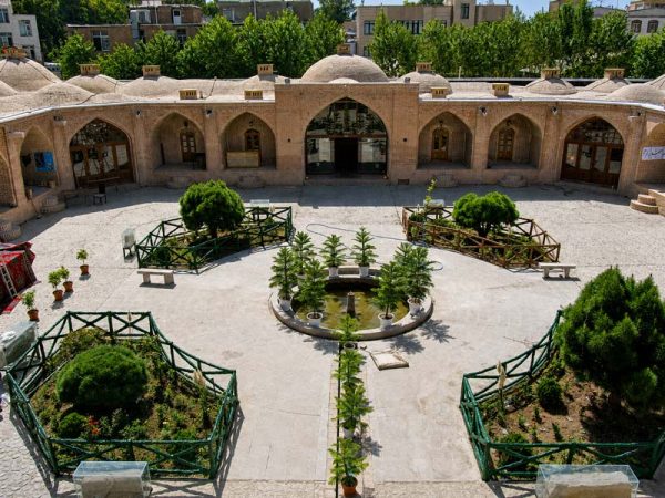 نمای بالای کاروانسرا