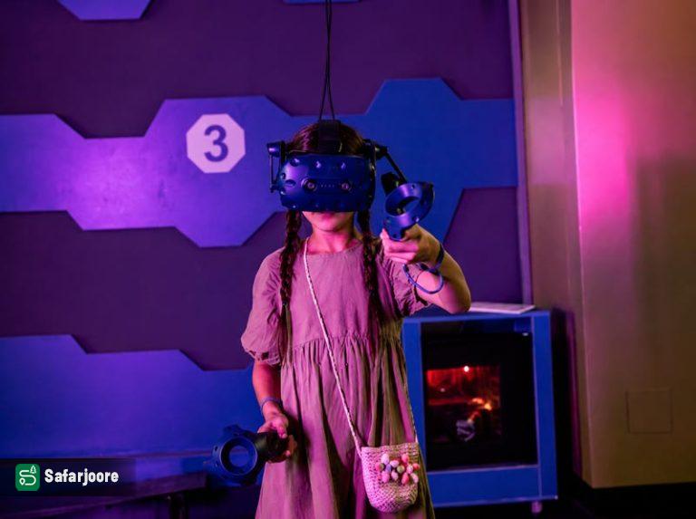 بازی با دستگاه vr