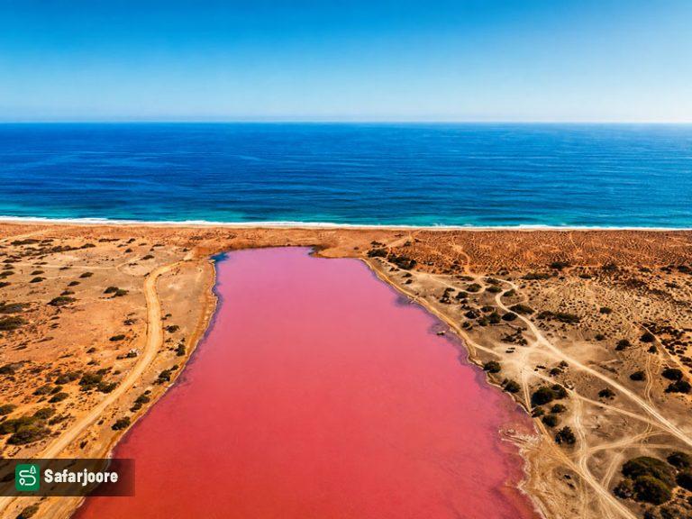 نمای دریاچه از بالا